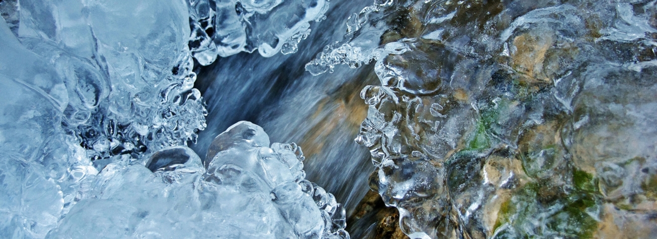 Frozen water